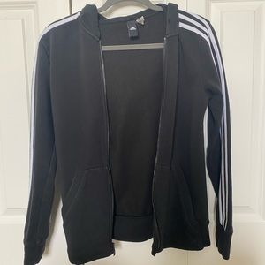 Girls adidas zip up jacket